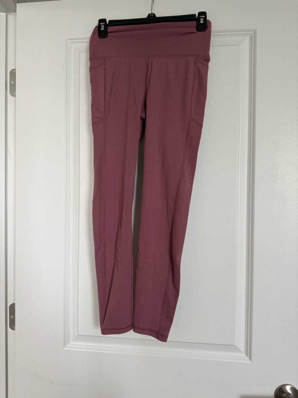 RBX Rose Mauve High-Waist Leggings with Pockets